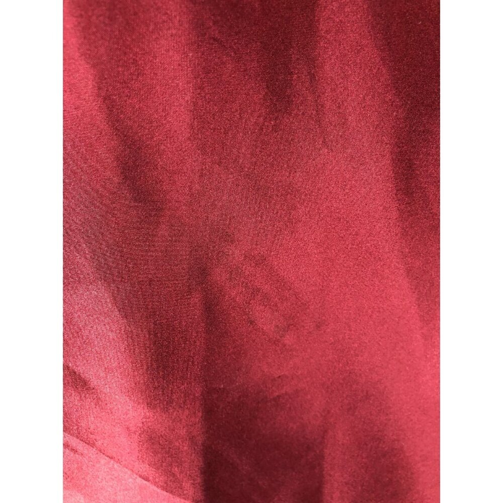 Bebe Satin Slip Dress Size S Burgundy Cowl Neck Midi Y2k Dance Prom Evening Date - Picture 7 of 11